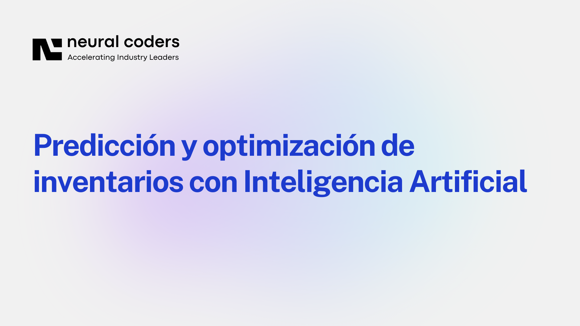 predicción de inventario Neural Coders Machine Learning